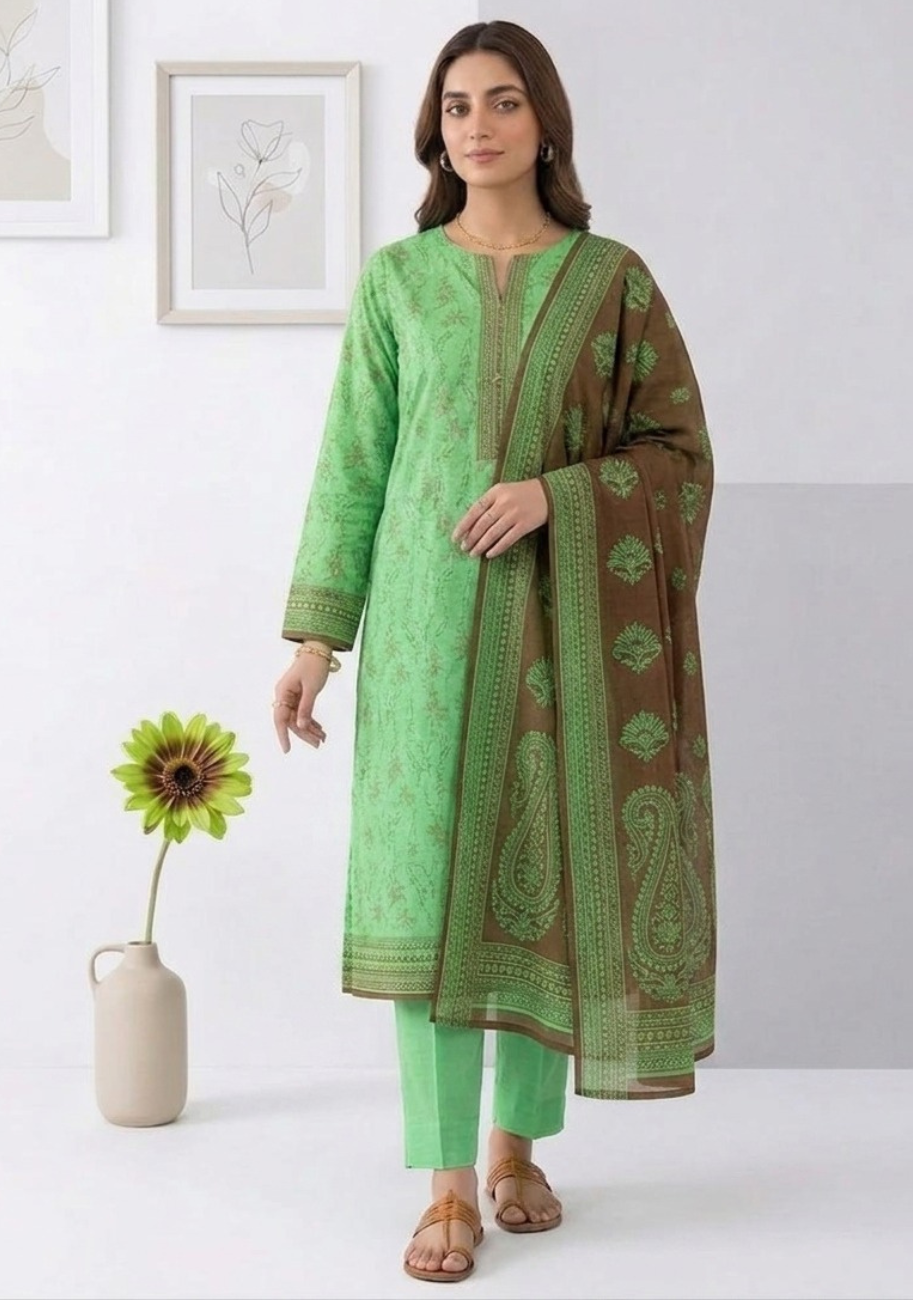 Sabeen Banadora Premium Printed Lawn 3pc Vol-1-D5