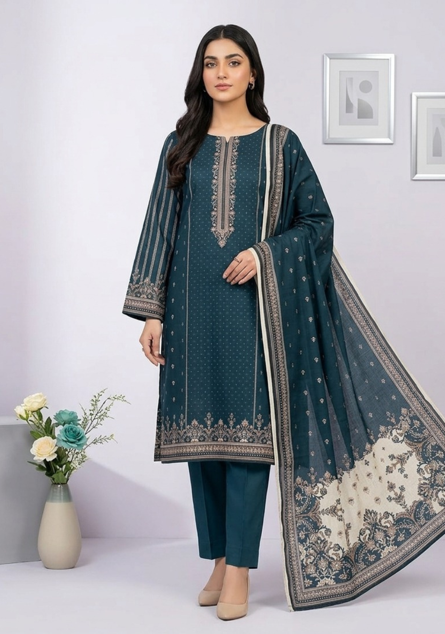 Sabeen Exclusive Chamki Printed Lawn 3pc.Vol.1-D11