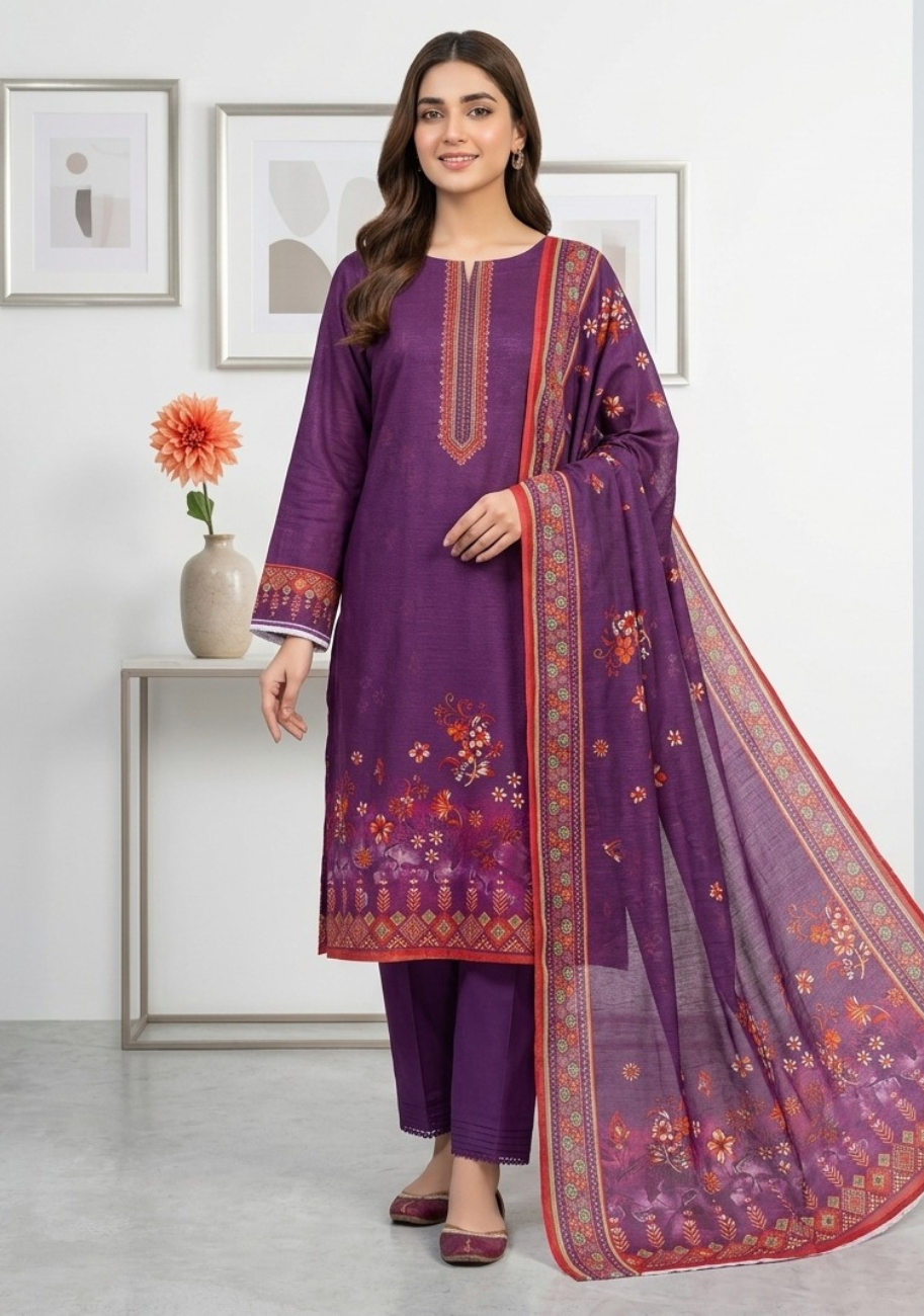 Sabeen Exclusive Chamki Printed Lawn 3pc.Vol.1-D2