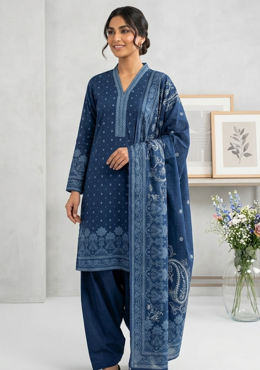 Sabeen Exclusive Chamki Printed Lawn 3pc.Vol.1-D3