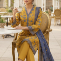 Safina Premium Printed Lawn 3pc Suit Vol-2-D3
