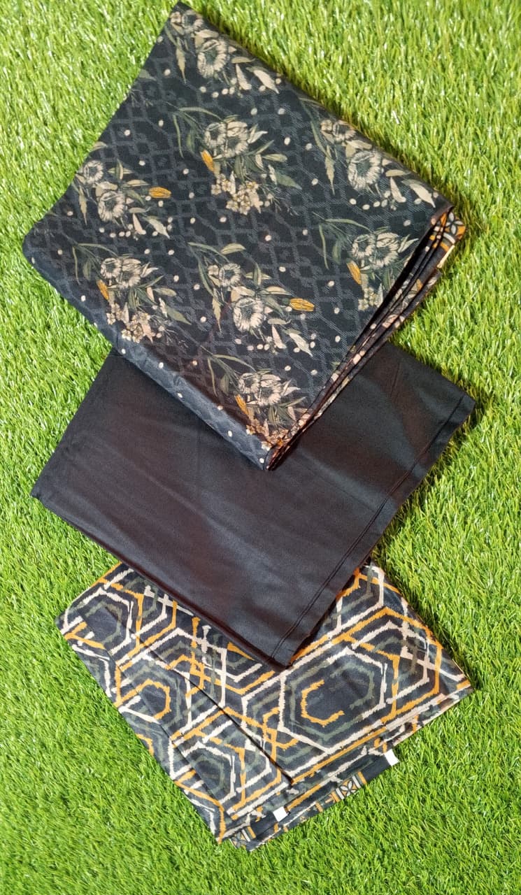 Safina Premium Printed Lawn 3pc Suit Vol-2-D9