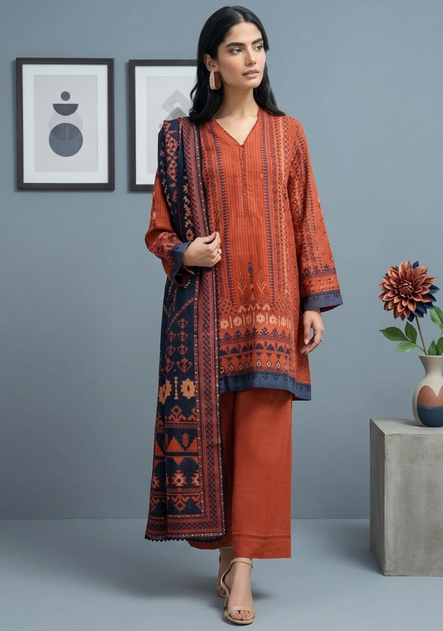 Sahar Premium Digital Printed Elegant Summer Lawn 3pc Vol-2-D3