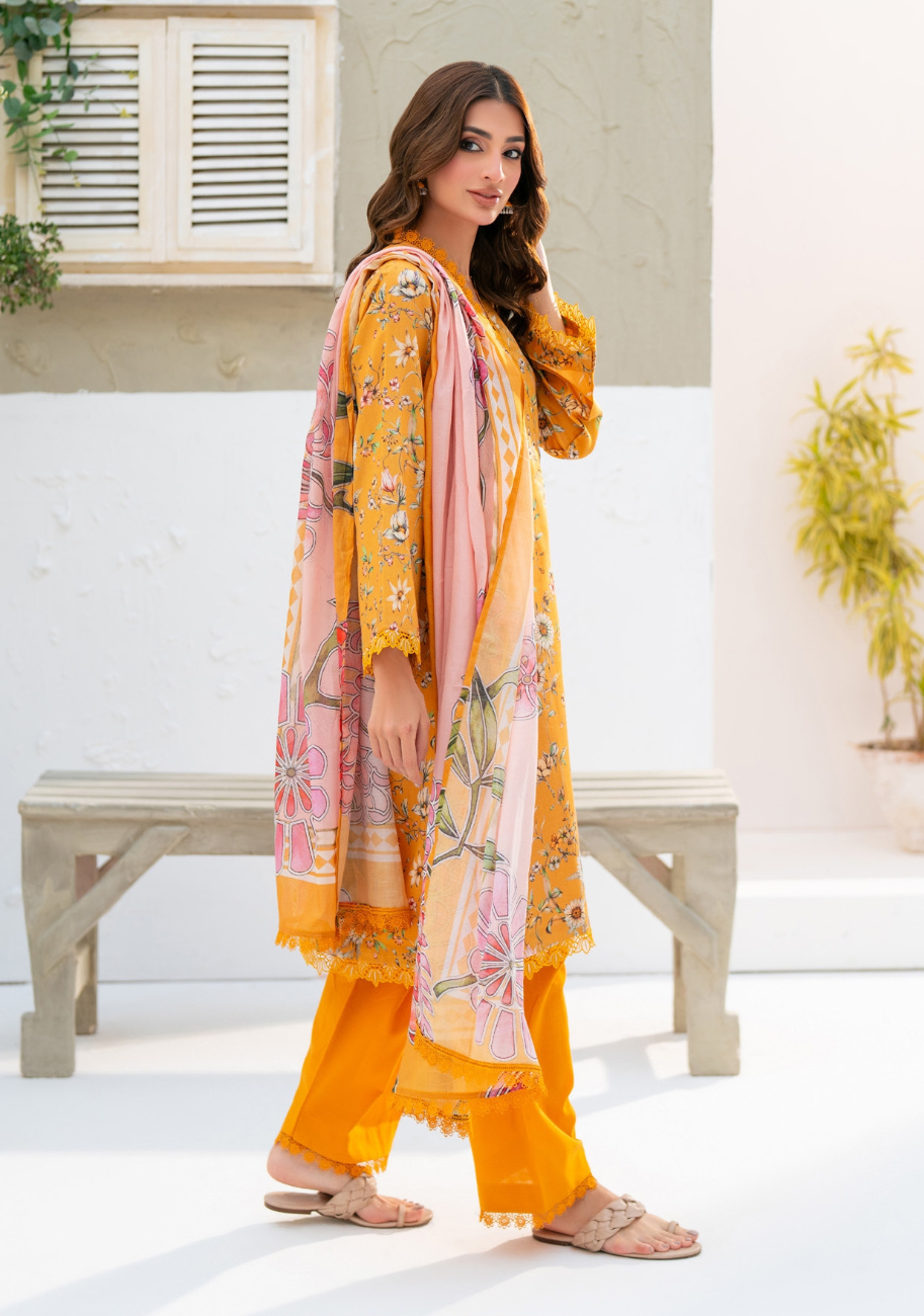 Salina Chamki Ladies 3pc Summer Suit D1