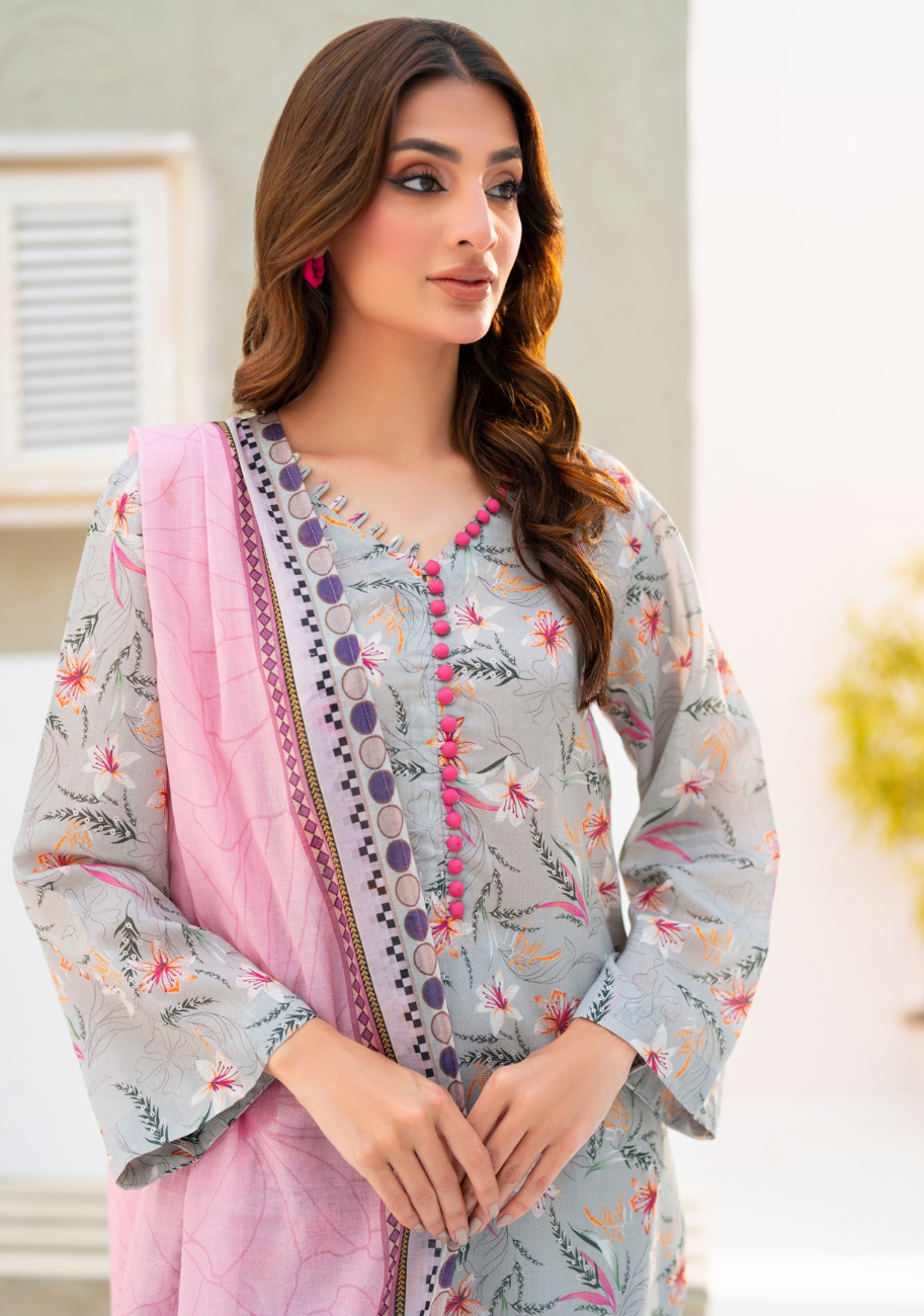 Salina Chamki Ladies 3pc Summer Suit D3