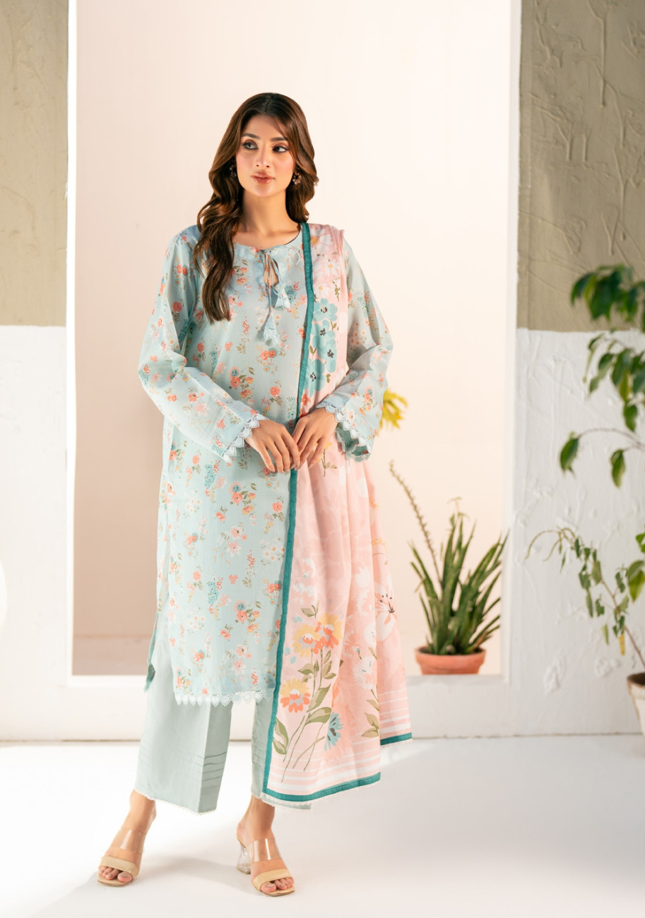 Salina Chamki Ladies 3pc Summer Suit D6