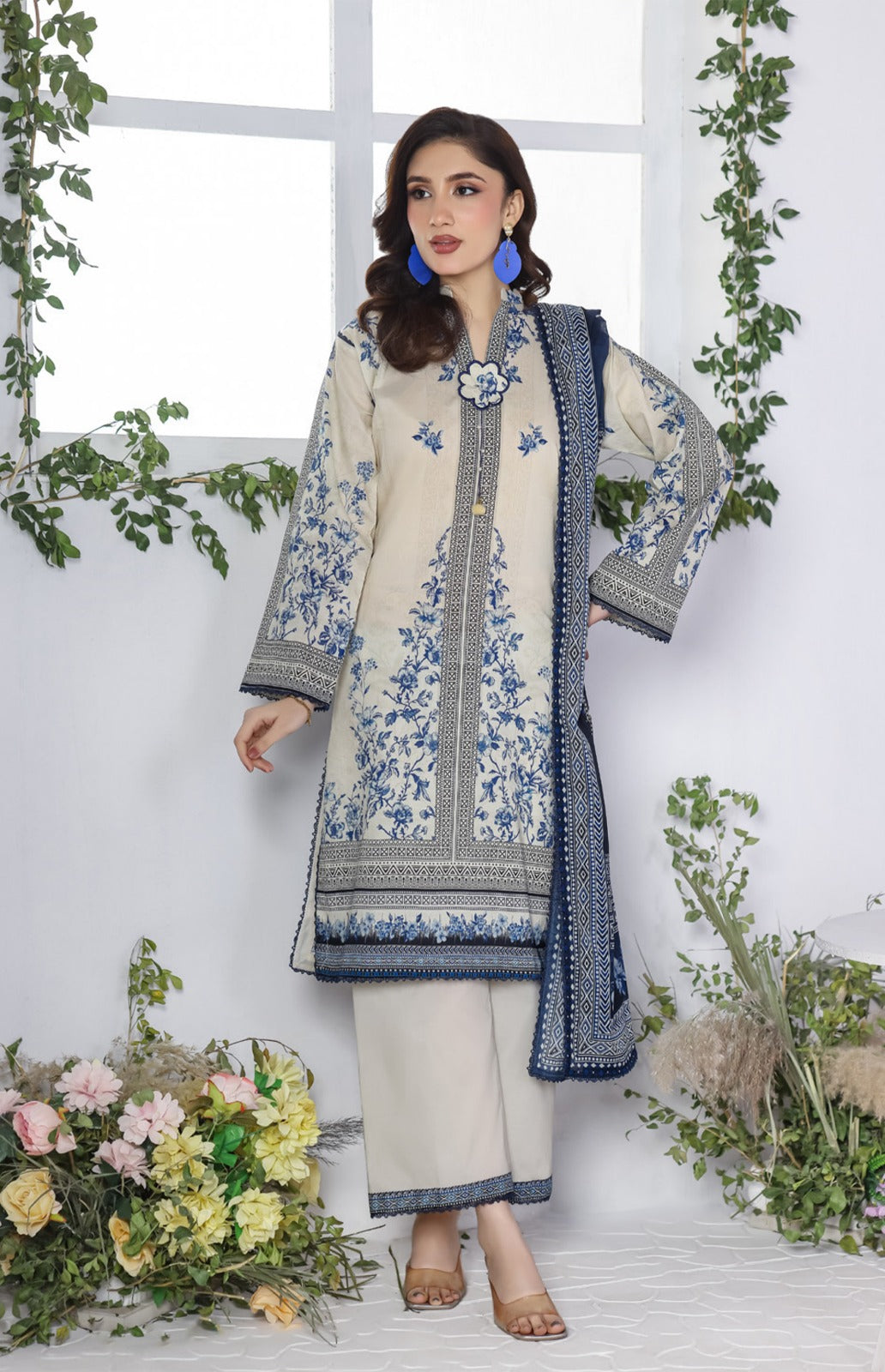 Salina Regalia Digital Printed Lawn 3pc Vol-11-D1