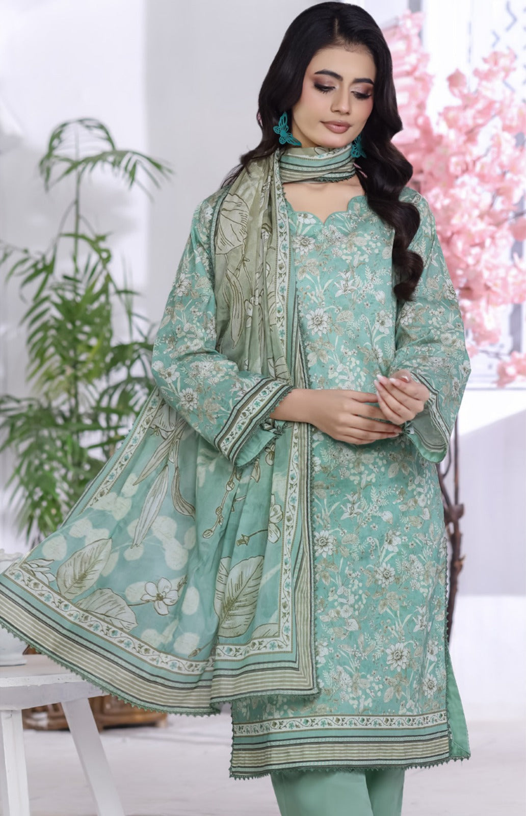 Salina Regalia Digital Printed Lawn 3pc Vol-11-D7