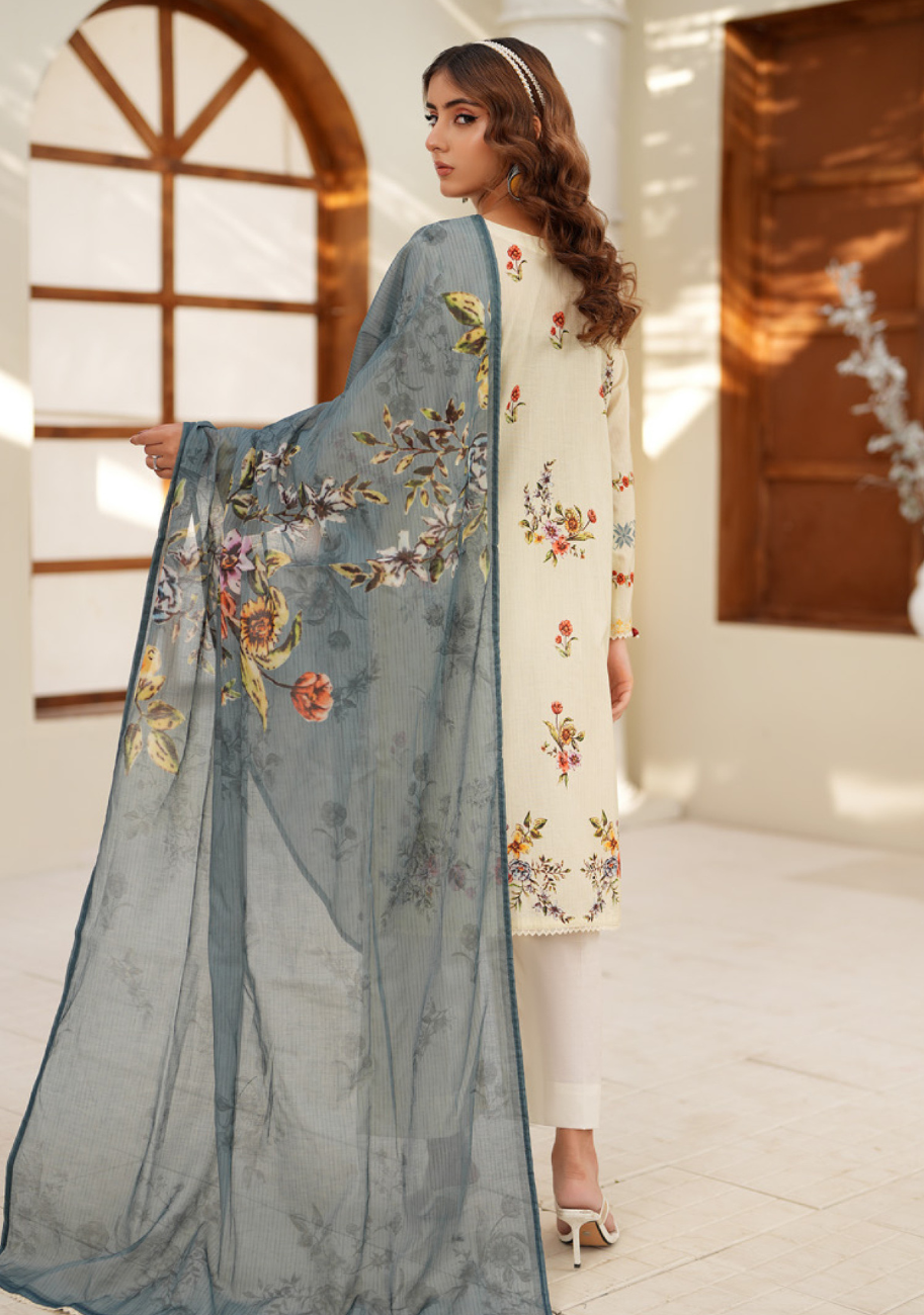 Salina Luxury Digital Printed Lawn 3pc Vol-3.D7
