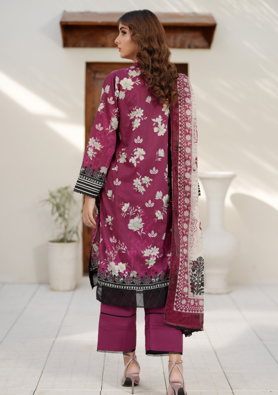 Salina Luxury Digital Printed Lawn 3pc Vol-3.D3