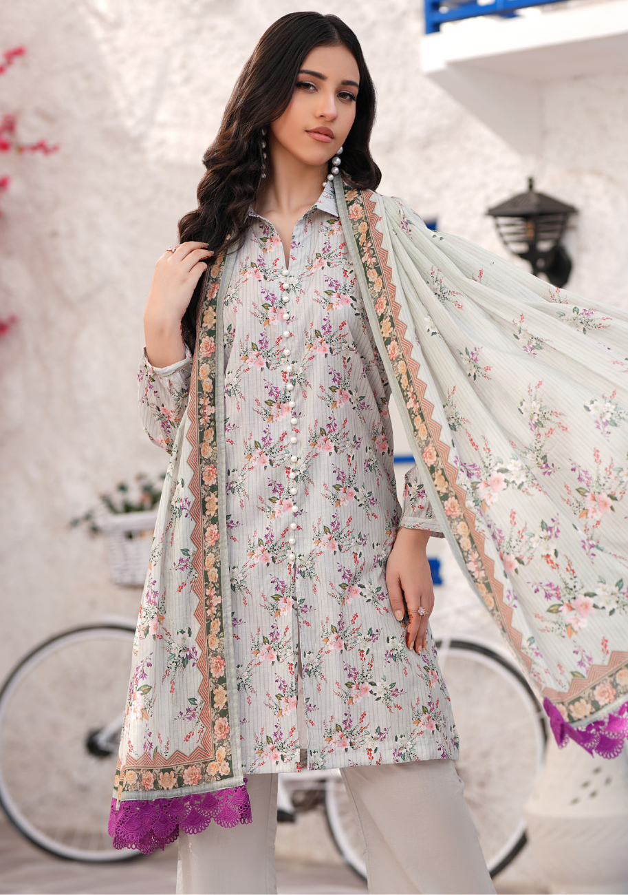 Salina Luxury Digital Printed Lawn 3pc Vol-4.D9