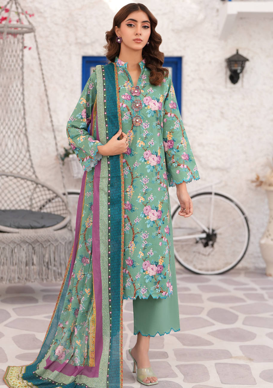 Salina Luxury Digital Printed Lawn 3pc Vol-4.D2