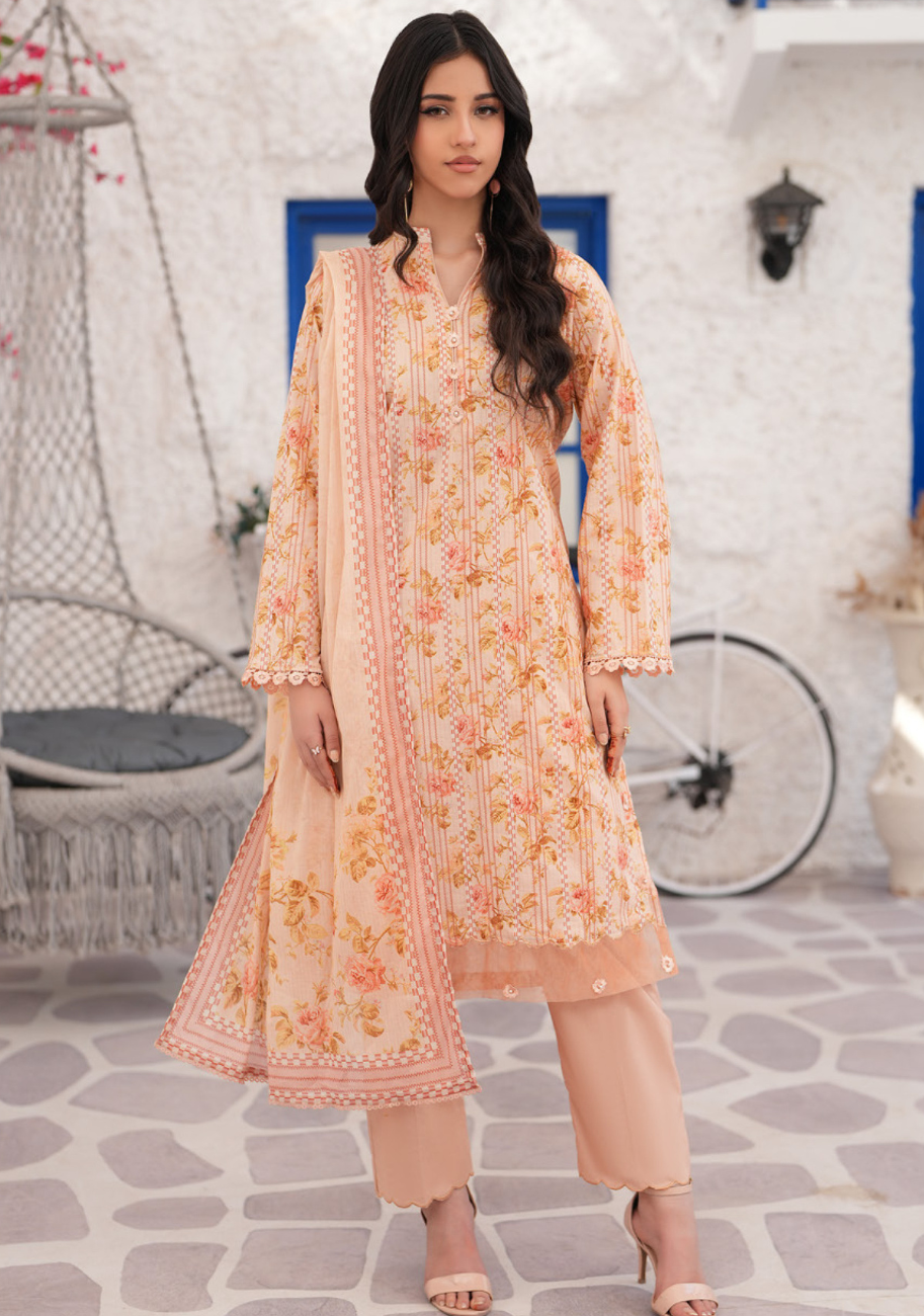 Salina Luxury Digital Printed Lawn 3pc Vol-4.D1