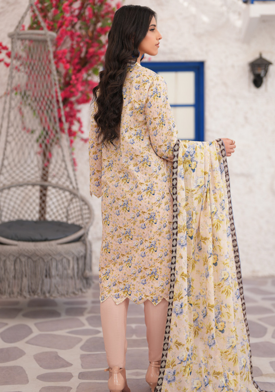 Salina Luxury Digital Printed Lawn 3pc Vol-4.D4