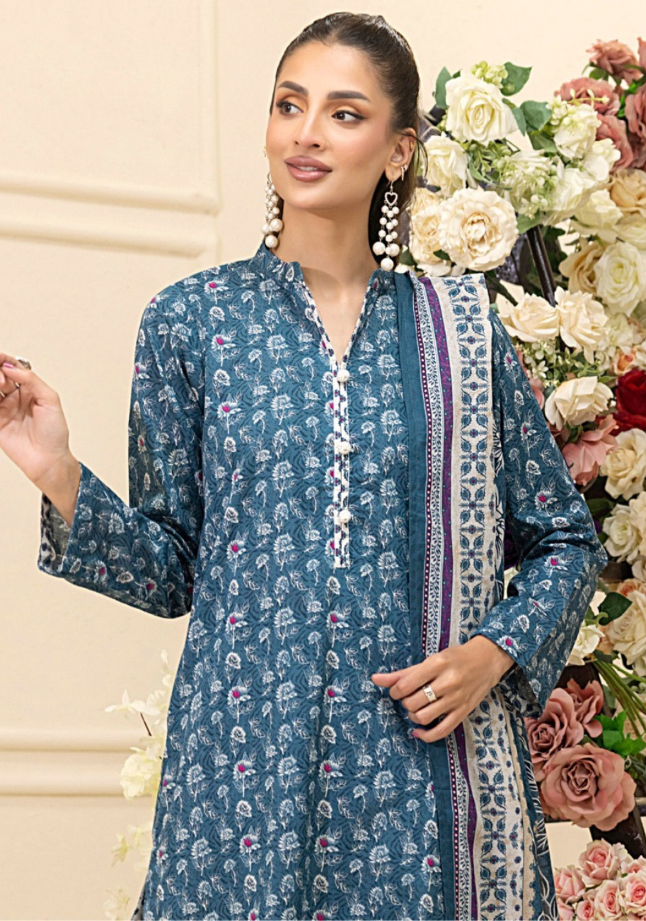 Salina Regalia Digital Printed Lawn 3pc Vol-7 D9