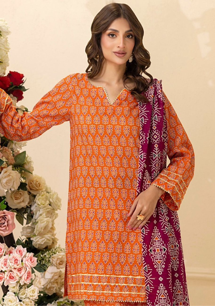 Salina Regalia Digital Printed Lawn 3pc Vol-7 D3