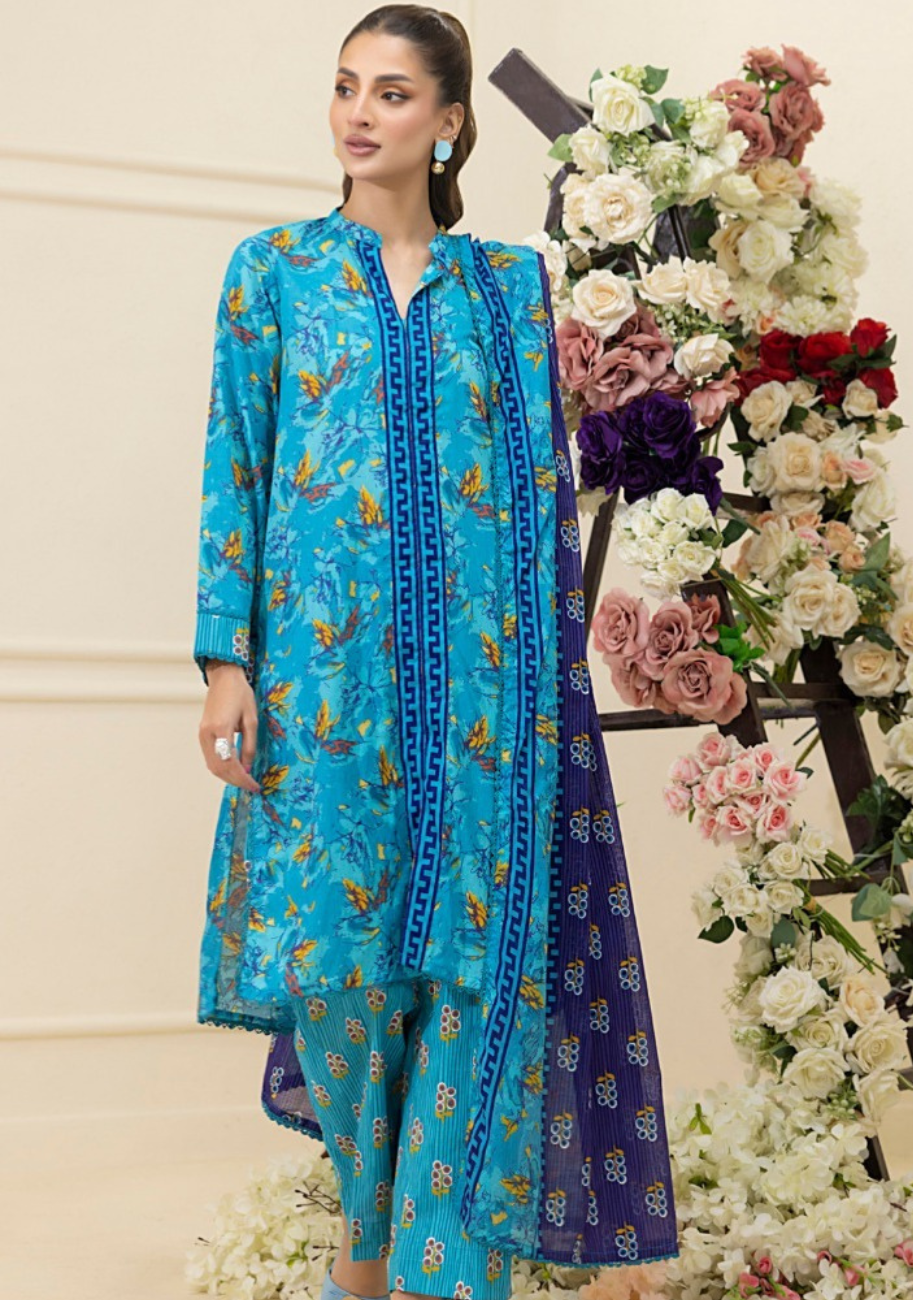 Salina Regalia Digital Printed Lawn 3pc Vol-7 D7