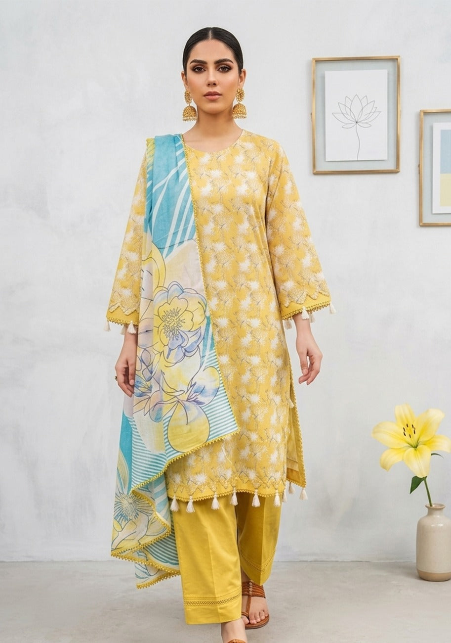 Salina Regalia Digital Printed Lawn 3pc Vol-15-D7