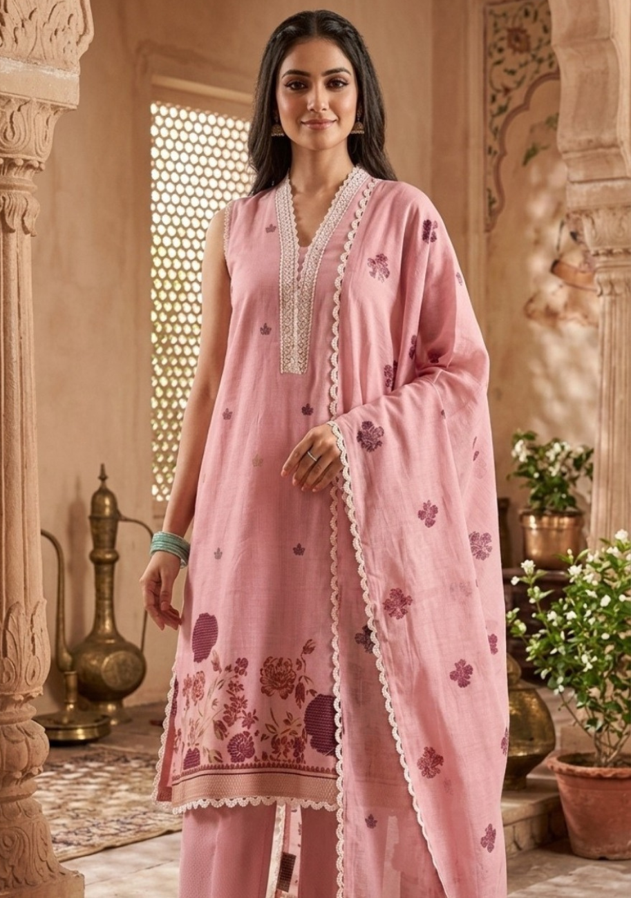 Saya Premium Jaquard 3pc Summer Suit Vol-3-D2