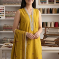 Saya Premium Jaquard 3pc Summer Suit Vol-3-D13