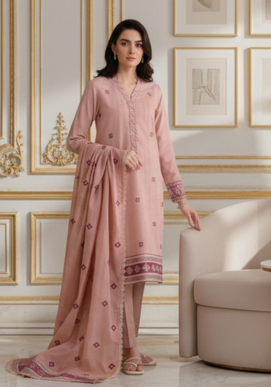 Saya Premium Jaquard 3pc Summer Suit Vol-1.D4