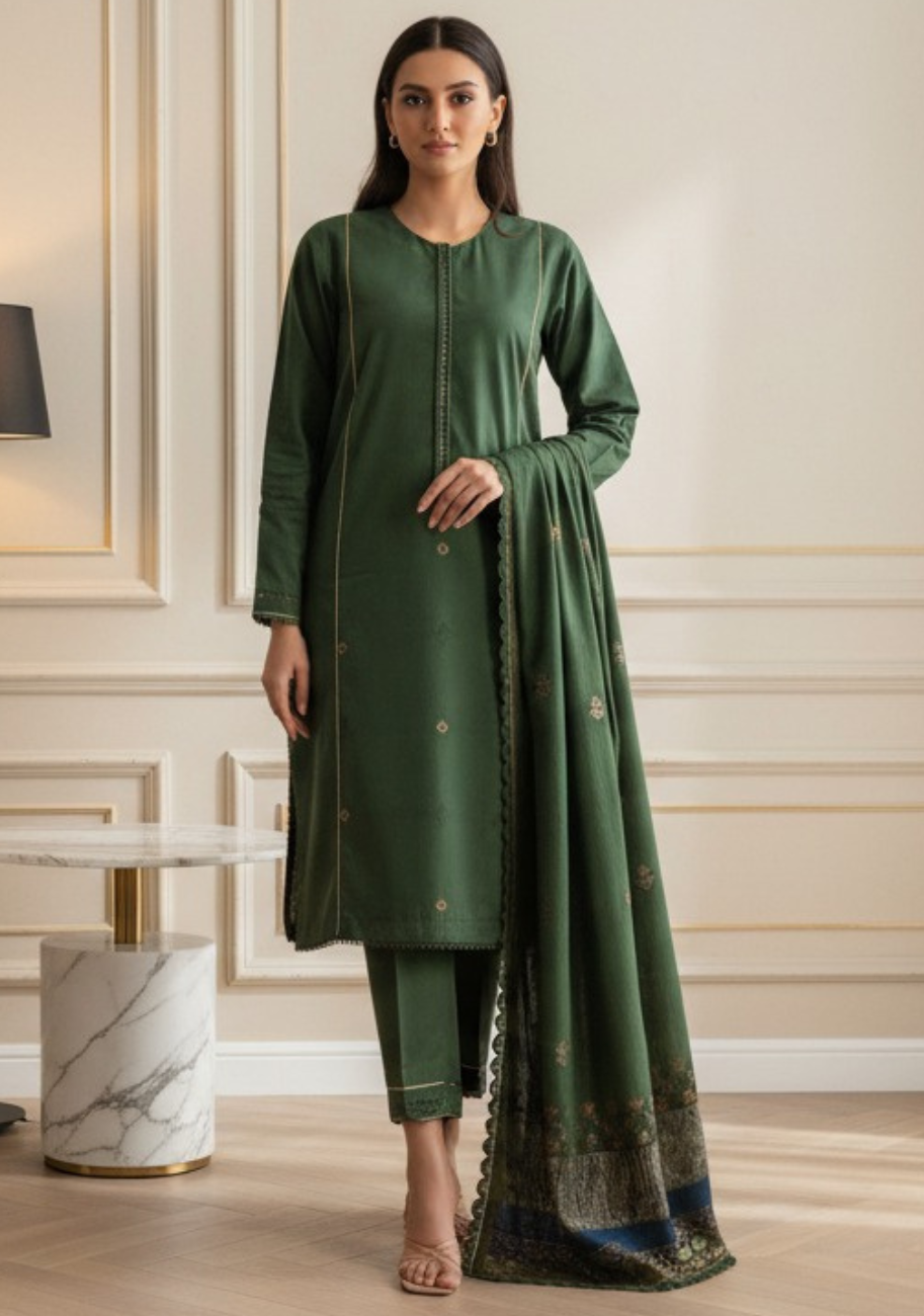 Saya Premium Jaquard 3pc Summer Suit Vol-1.D8