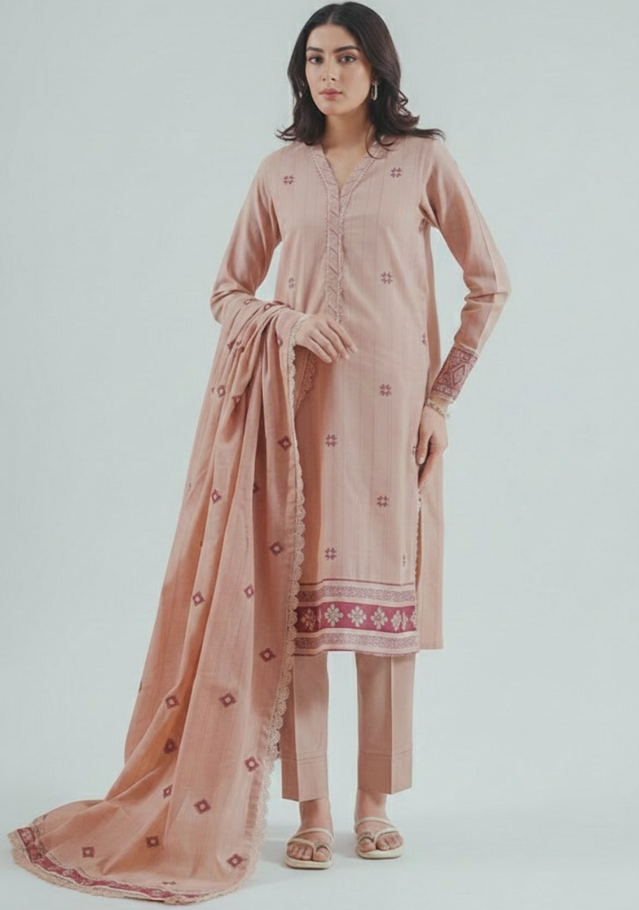 Saya Premium Jaquard 3pc Summer Suit Vol-2.D2