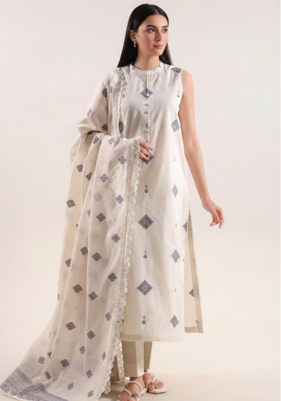 Saya Premium Jaquard 3pc Summer Suit Vol-2.D3