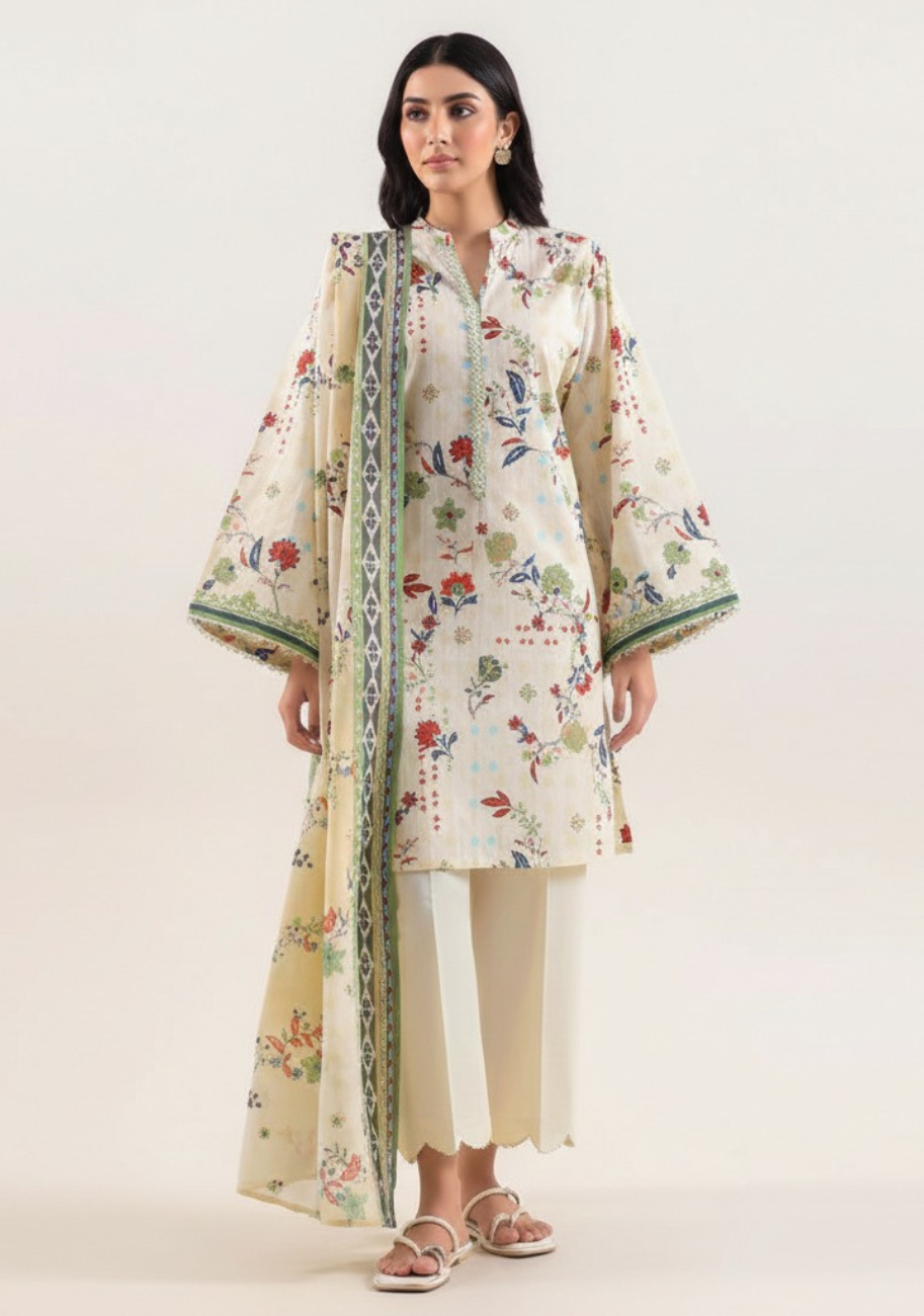 SAYA Premium Printed Lawn 3Pc Vol.07-D2