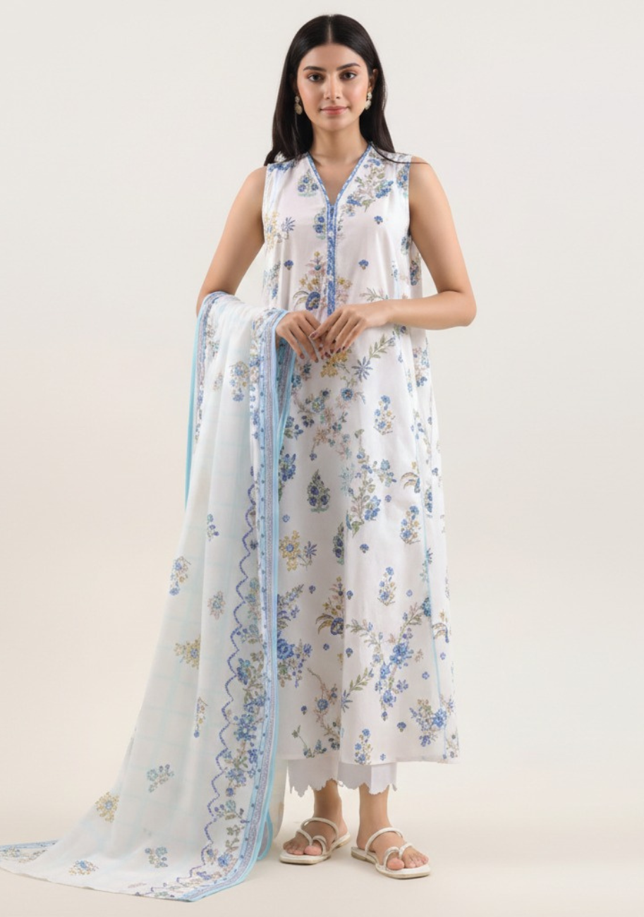 SAYA Premium Printed Lawn 3Pc Vol.07-D5