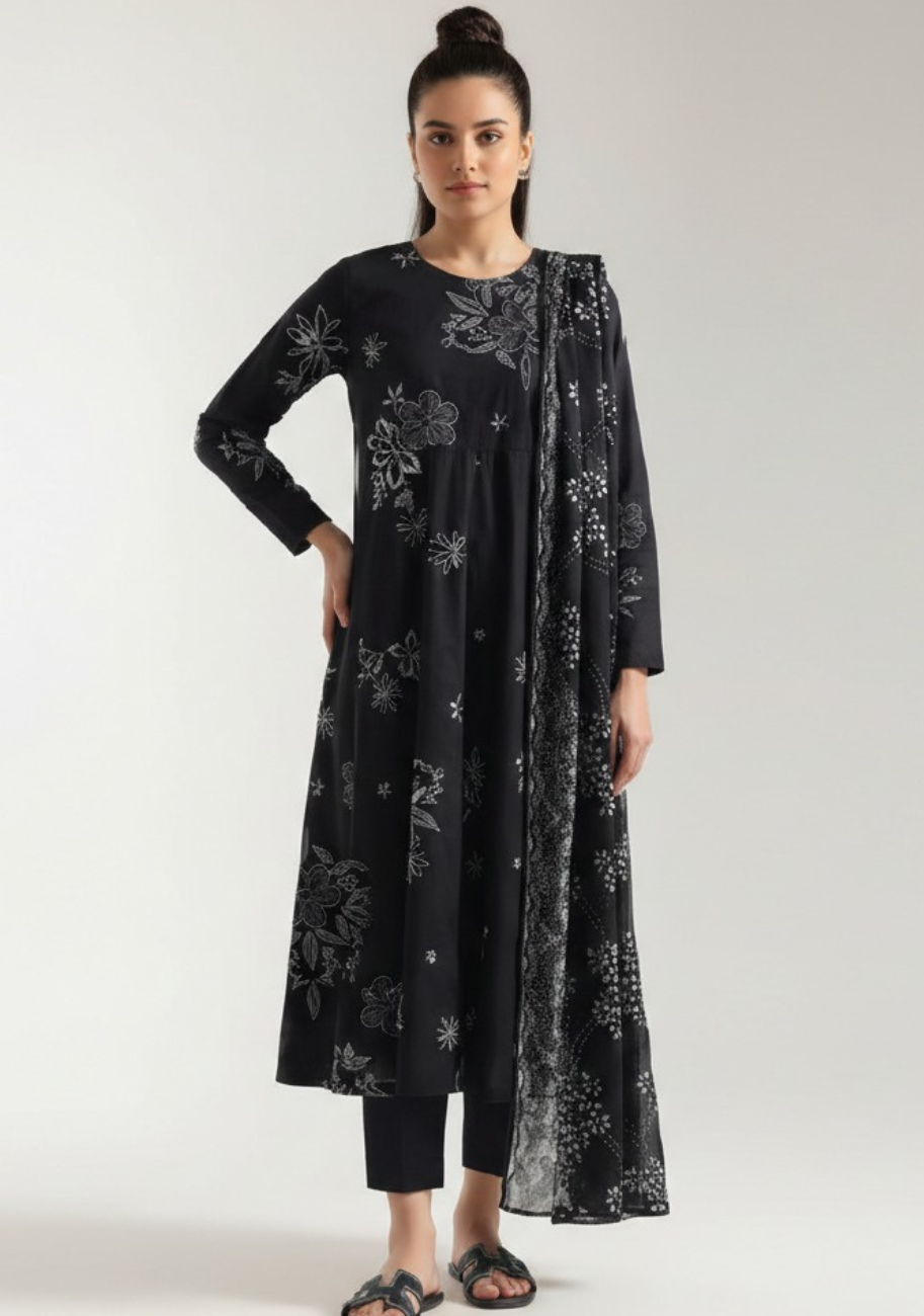 SAYA Premium Printed Lawn 3Pc Vol.07-D6