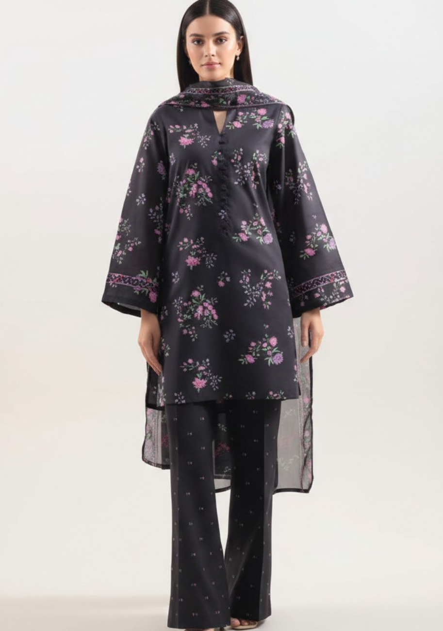 SAYA Premium Printed Lawn 3Pc Vol.07-D9