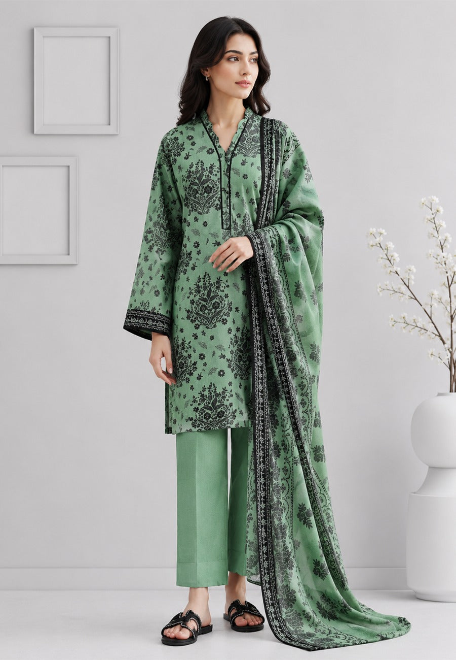 SAYA Premium Printed Lawn 3Pc Vol.12.D2