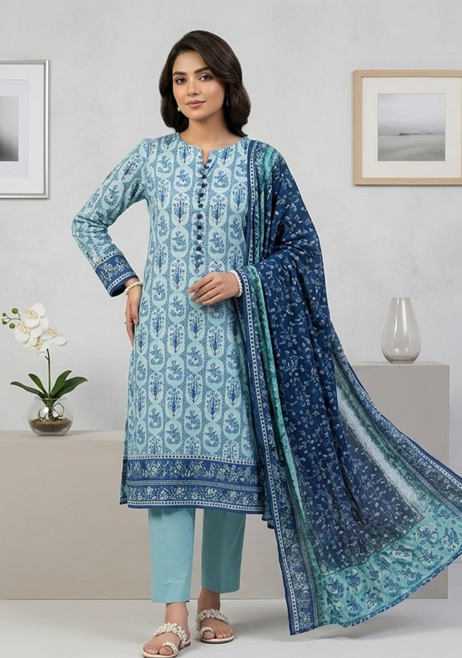 SAYA Premium Printed Lawn 3Pc Vol.11.D11