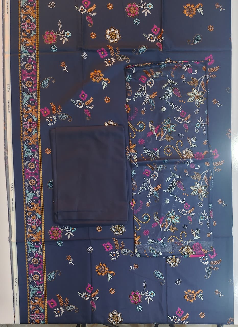 SAYA Premium Printed Lawn 3Pc Vol.11.D4