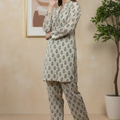 Bin Saeed Luxury Stitched Printed Lawn 2pc Suit D10