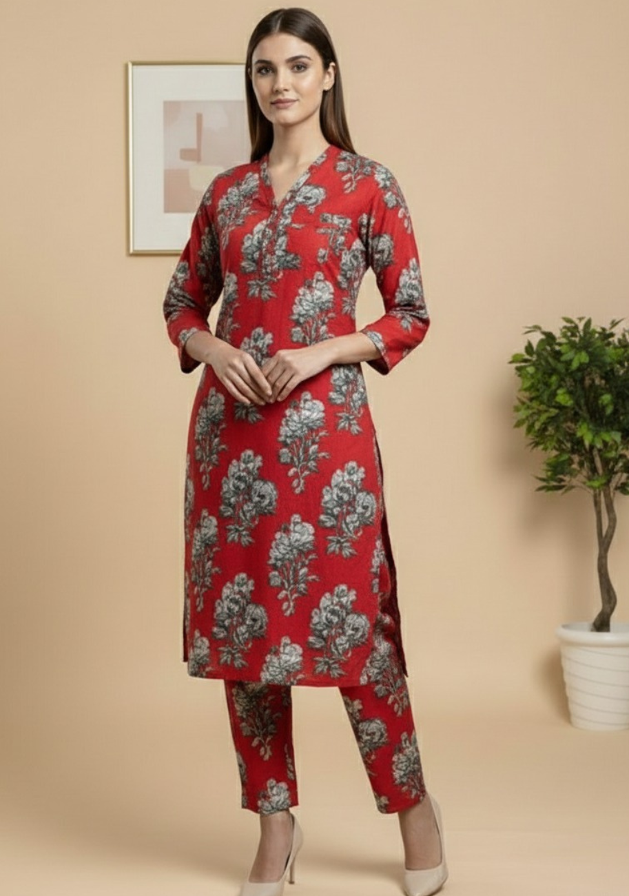 Bin Saeed Luxury Stitched Printed Lawn 2pc Suit D8