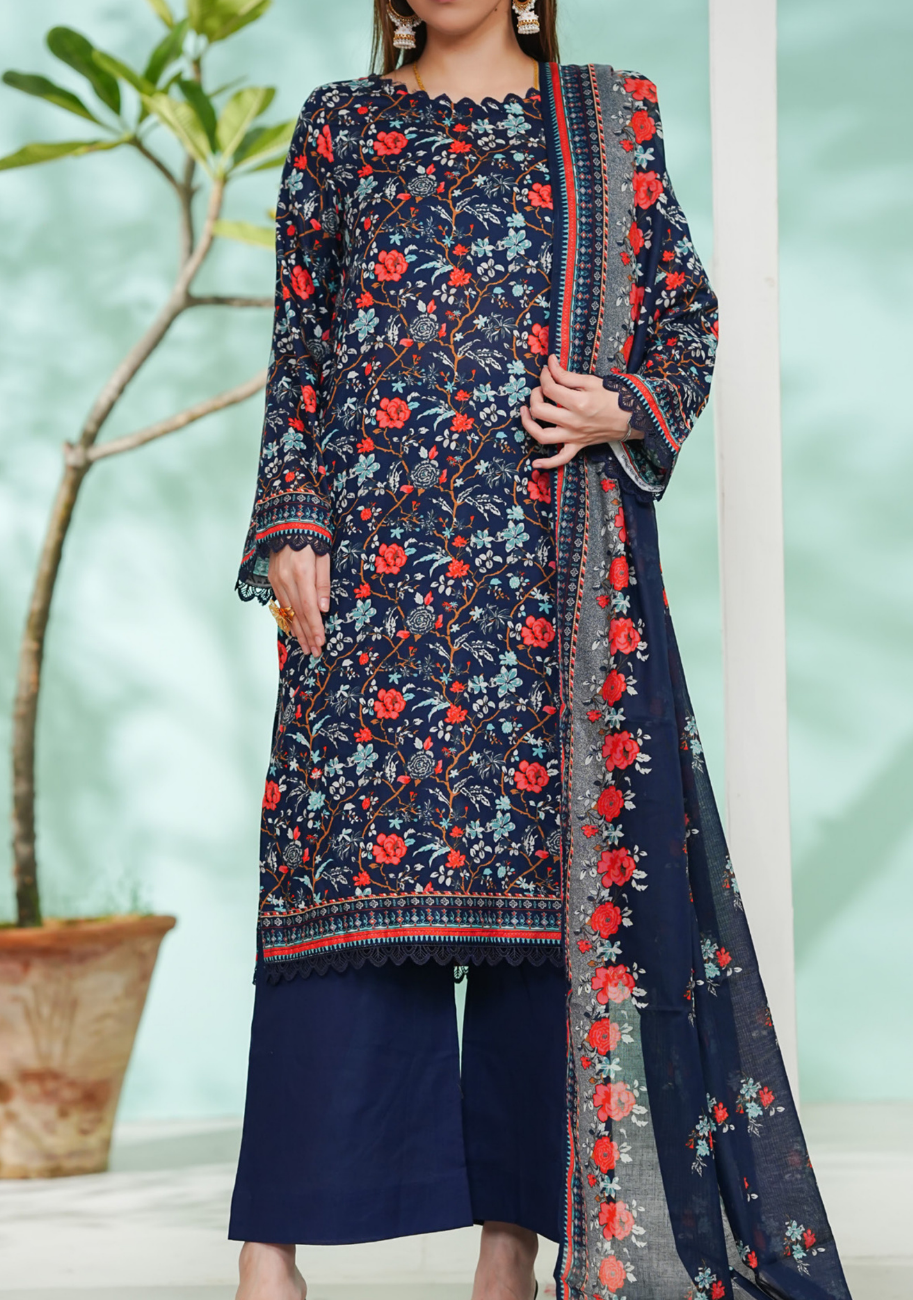 Vs Daman Exclusive Printed Lawn 3pc Vol-2-D1