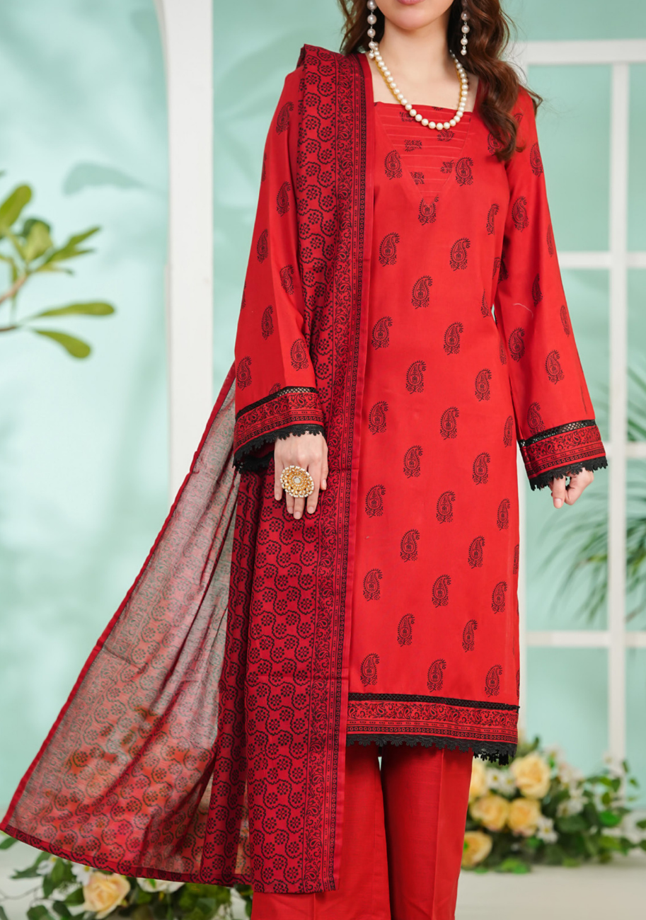 Vs Daman Exclusive Printed Lawn 3pc Vol-3-D6