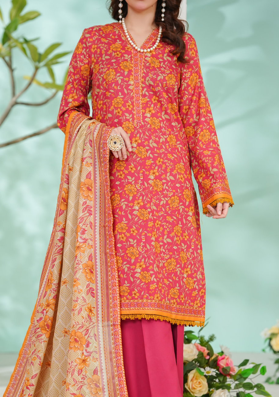 Vs Daman Exclusive Printed Lawn 3pc Vol-2-D9