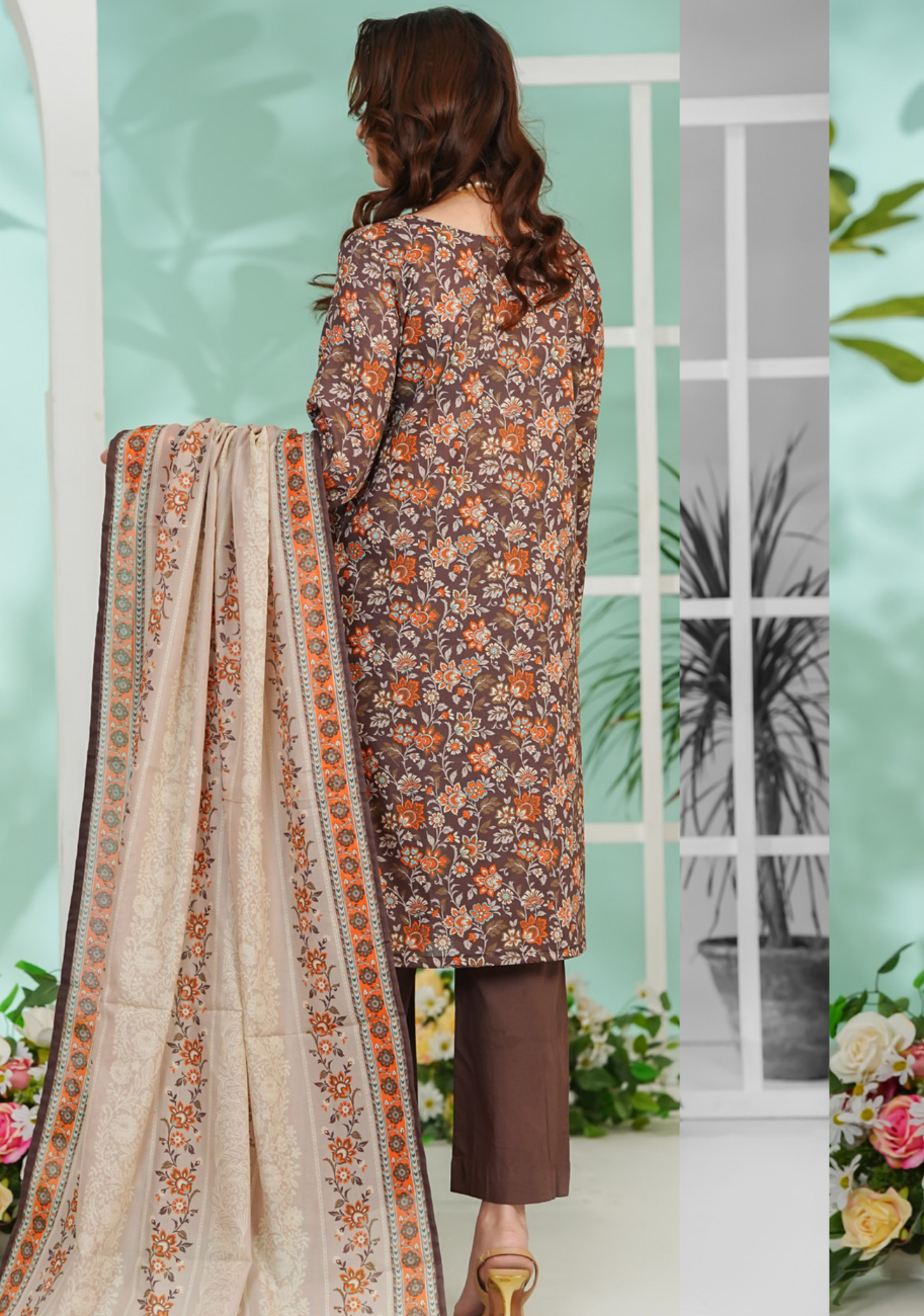 Vs Daman Exclusive Printed Lawn 3pc Vol-3-D14