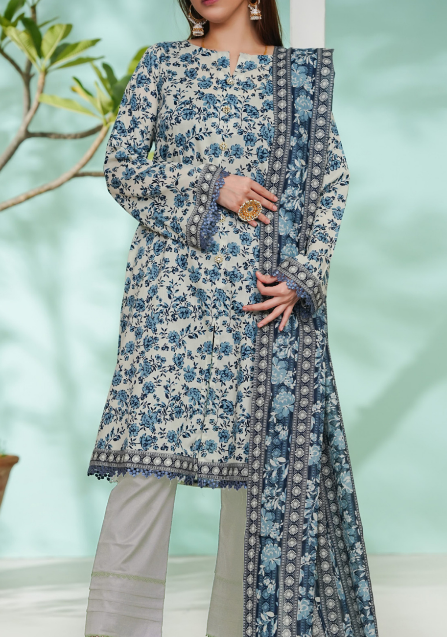 Vs Daman Exclusive Printed Lawn 3pc Vol-3-D15