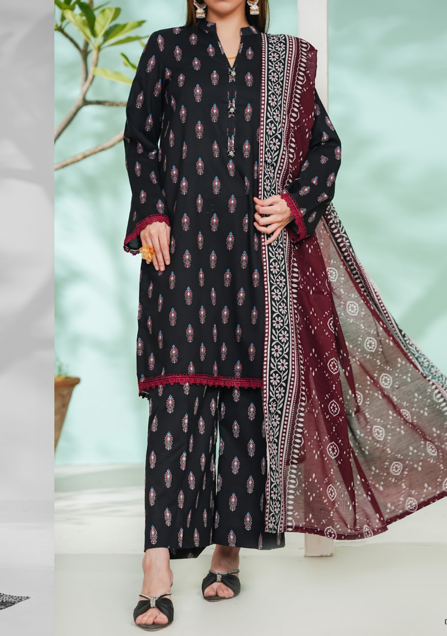 Vs Daman Exclusive Printed Lawn 3pc Vol-2-D16