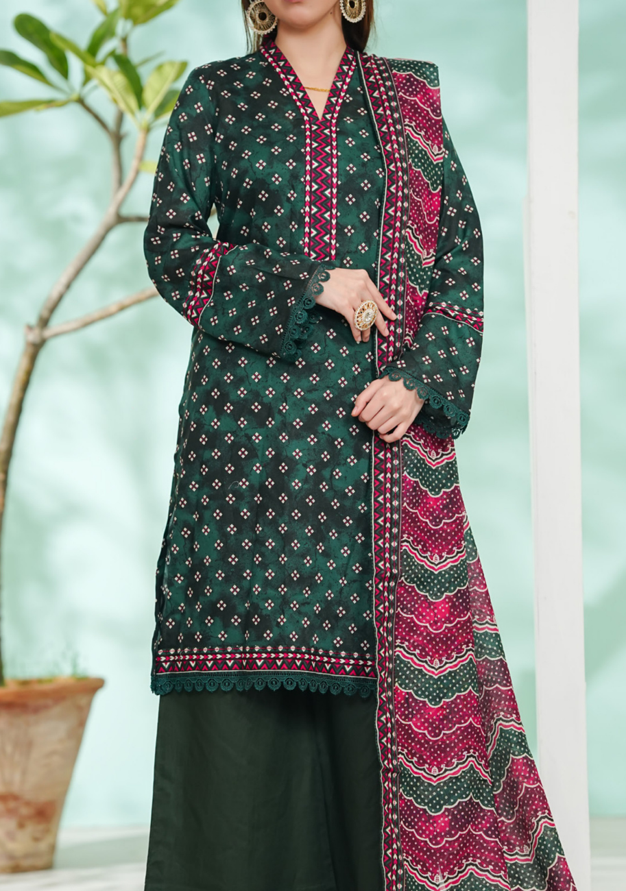 Vs Daman Exclusive Printed Lawn 3pc Vol-1-D18