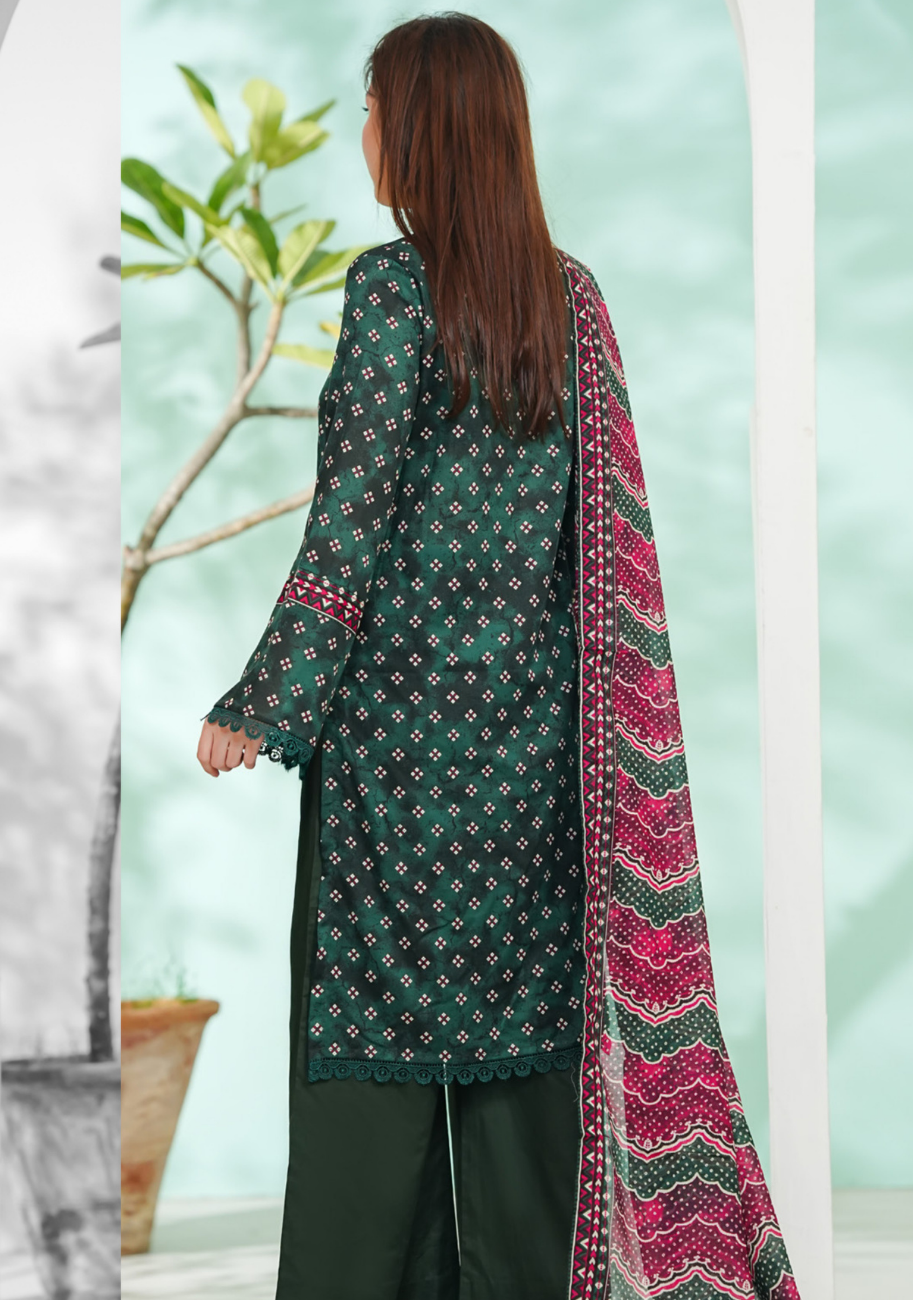 Vs Daman Exclusive Printed Lawn 3pc Vol-1-D18