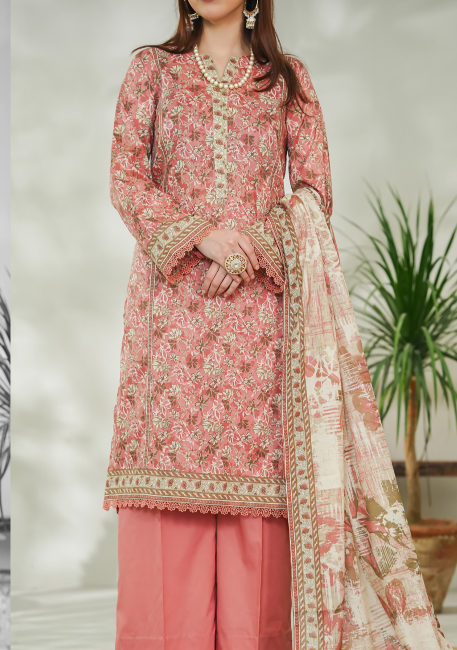 Vs Daman Exclusive Printed Lawn 3pc Vol-3-D23