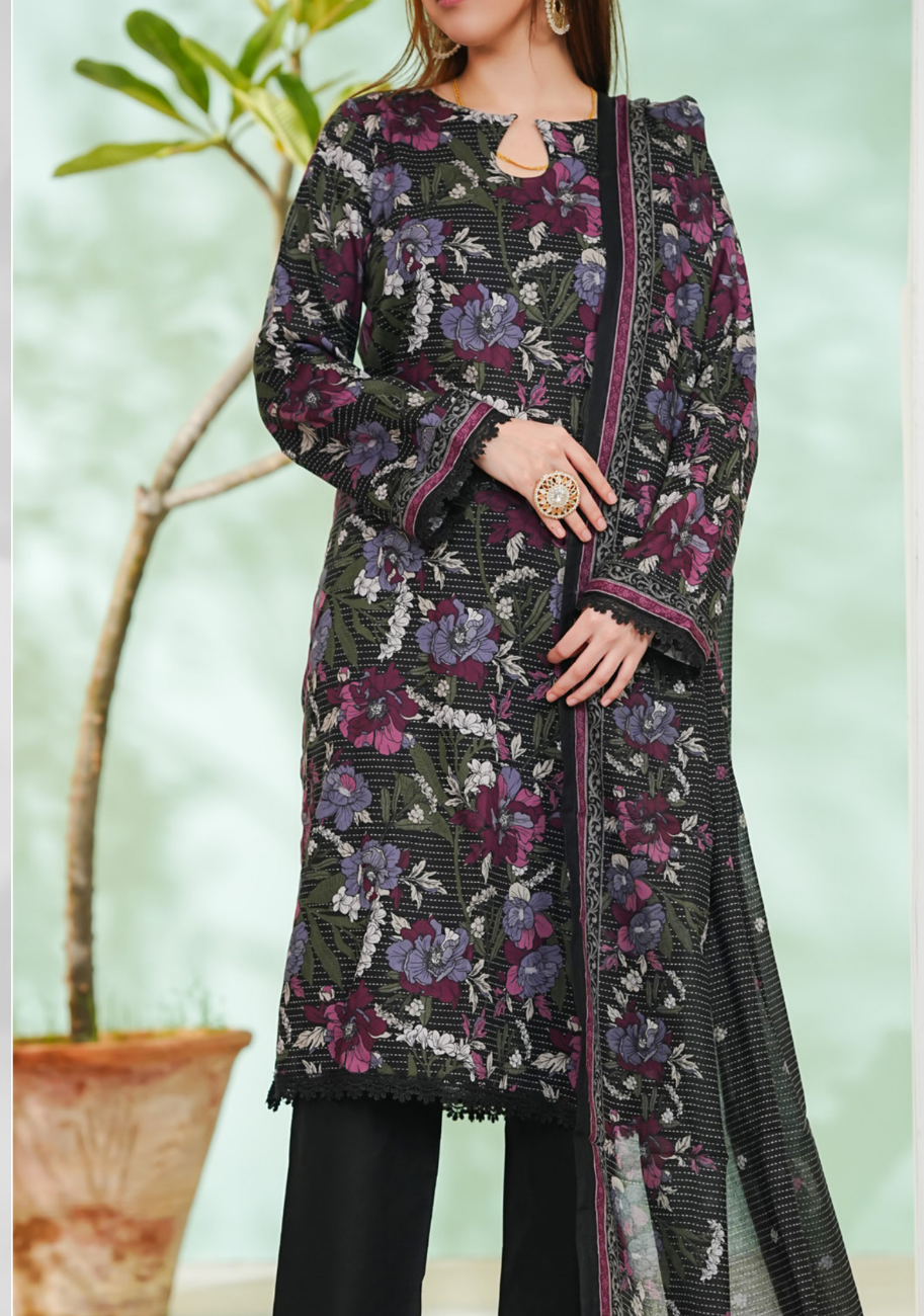 Vs Daman Exclusive Printed Lawn 3pc Vol-3-D3