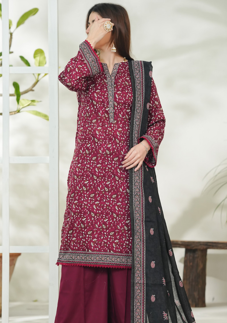 Vs Daman Exclusive Printed Lawn 3pc Vol-1-D28