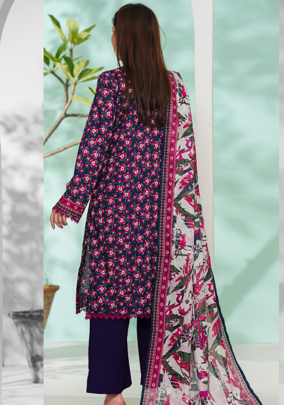 Vs Daman Exclusive Printed Lawn 3pc Vol-2-D13