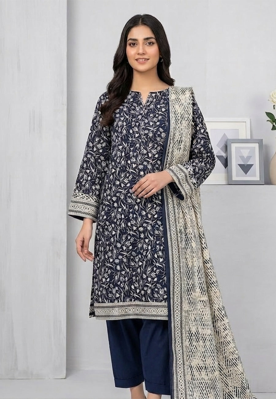 Vs Daman Exclusive Printed Lawn 3pc Vol-2-D1